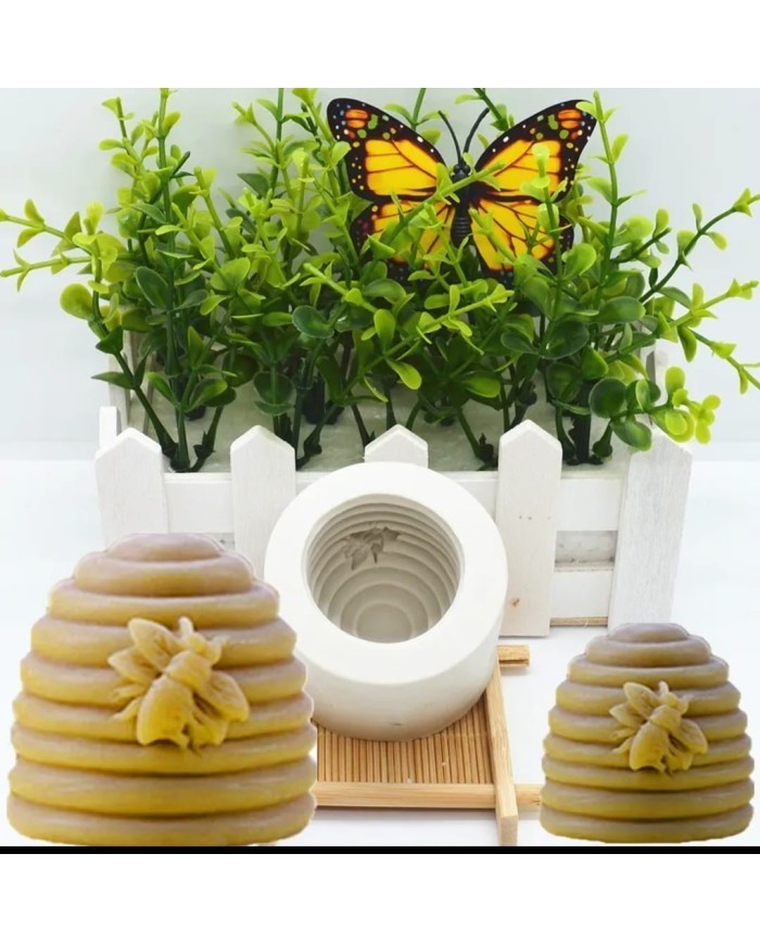 Arı Kovanı Mum Kalıbı - Hobi Silikon Kalıbı -Kod:430