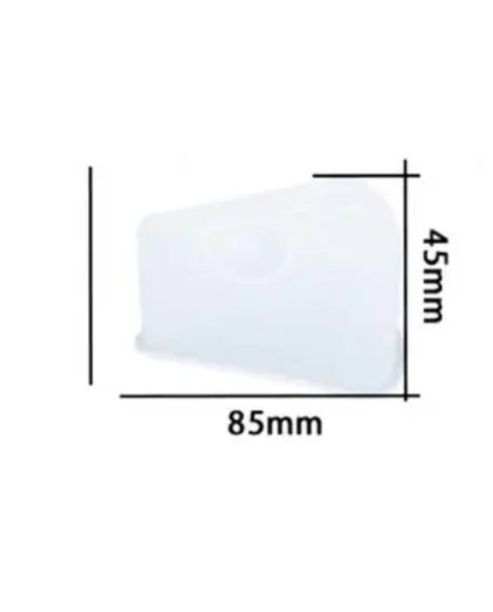 Üçgen Peynir  Mum Kalıbı - Hobi Silikon Kalıbı -Kod:412