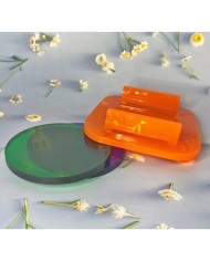 Hologramlı  Bardak Altlığı ve Stant Kalıbı - Hobi Silikon Kalıbı -Kod:443