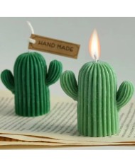Küçük Kaktüs  Mum Kalıbı - Hobi Silikon Kalıbı -Kod:308
