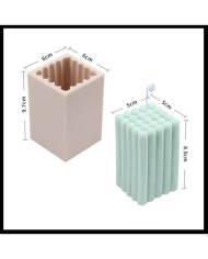 Uzun Bubble  Mum Kalıbı - Hobi Silikon Kalıbı -Kod:499