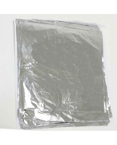 Yaprak Varak Kağıt Renk Gümüş 25 Adet