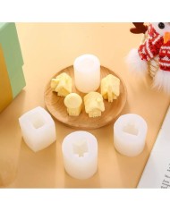 Mantar Ev Beton Kalıbı - Hobi Silikon Kalıbı -Kod:426