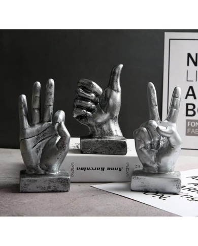 Barış İşareti Dekoratif Beton Kalıbı - Hobi Silikon Kalıbı -Kod:1082