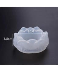 Lotus Mum Kalıbı - Hobi Silikon Kalıbı -Kod:1077