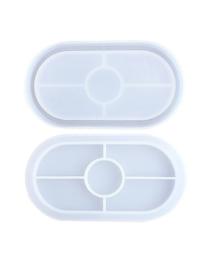 Küçük Boy Terazzo Bardak Altı Reçine Epoksi ve Beton Kalıbı - Kod:1126