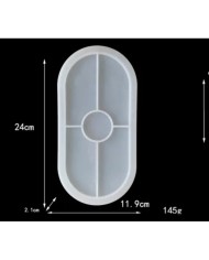 Büyük Boy Terazzo Bardak Altı Reçine Epoksi ve Beton Kalıbı - Kod:315