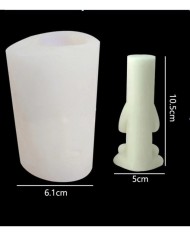 Meditasyon Mum Kalıbı - Hobi Silikon Kalıbı -Kod:1197