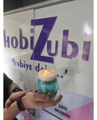 Organik İnci Tozu Mum 500gr