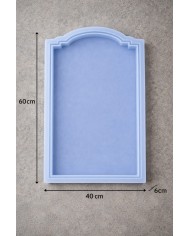 40x60 cm Büyük Kemerli Silikon Kalıp (6 cm Derinlik) - Beton, Alçı ve Epoksi İçin Dekoratif Kalıp