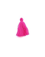 100 ADET - Mini Boy Püskül - 3cm - Pembe