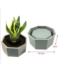 Sekiz Kenar Beton Saksı Kalıbı Kod: 1146