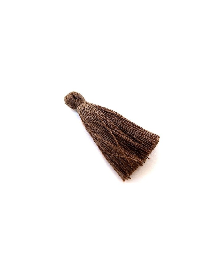 100 ADET - MİNİ BOY  PÜSKÜL  - 3CM - KAHVERENGİ