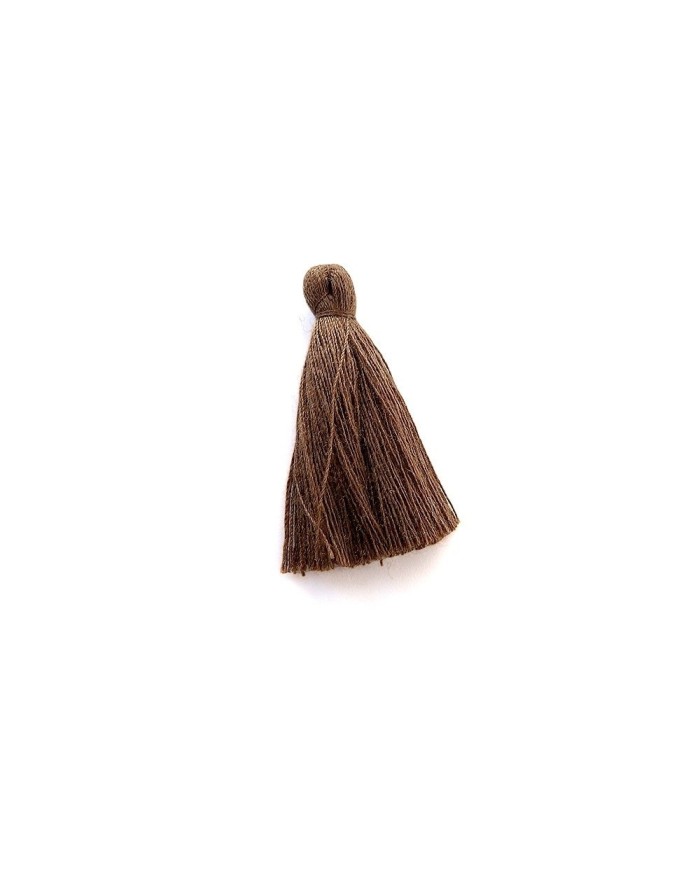 100 ADET - MİNİ BOY  PÜSKÜL  - 3CM - KAHVERENGİ