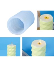 Piramit Petek Silikon Mum Kalıbı kod:77