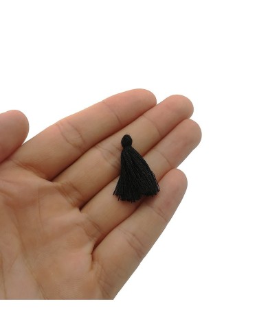 100 ADET - MİNİ BOY  PÜSKÜL - 3CM - SİYAH