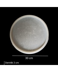 2cm Derinlik de 30cm Yuvarlak Masa & Sehpa - Hobi Silikon