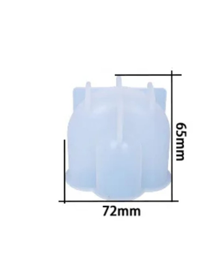 Gökkuşağı Silikon Mum Epoksi Kalıp - Kod:418