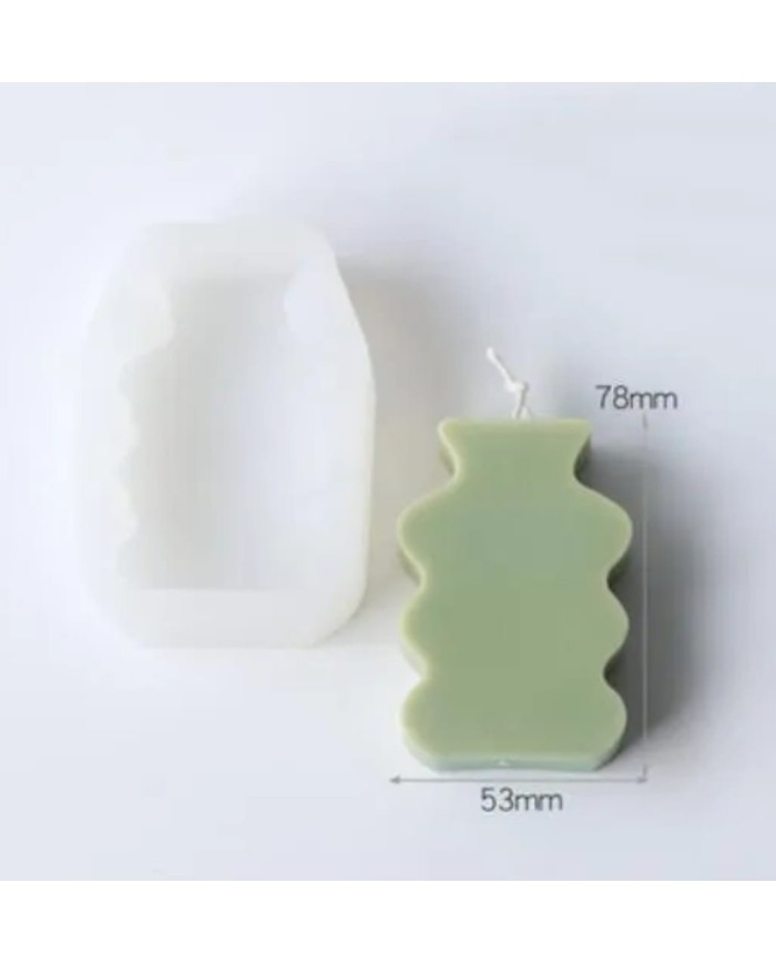 Buklem Mum Silikon Kalıbı - Kod:309