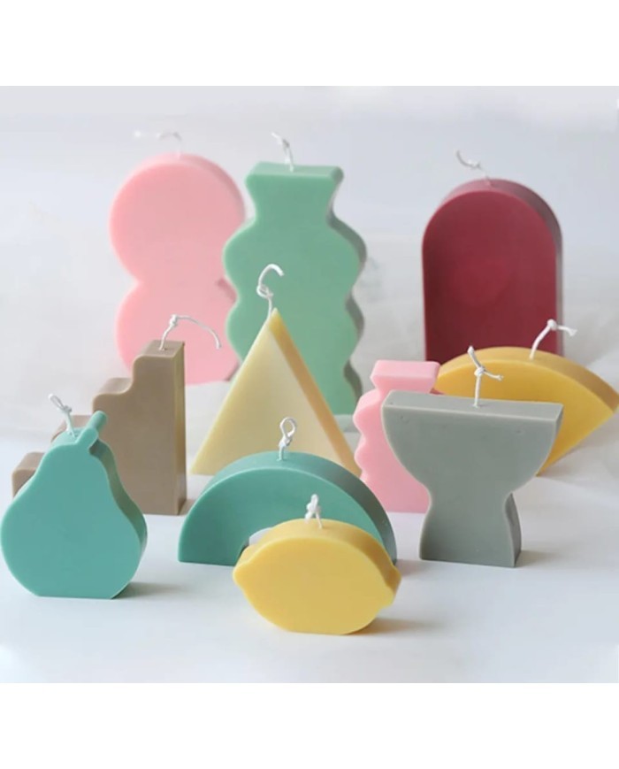 Buklem Mum Silikon Kalıbı - Kod:309