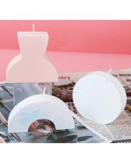 Üçgen Dalgalı Silikon Mumluk Kalıbı - Kod:507