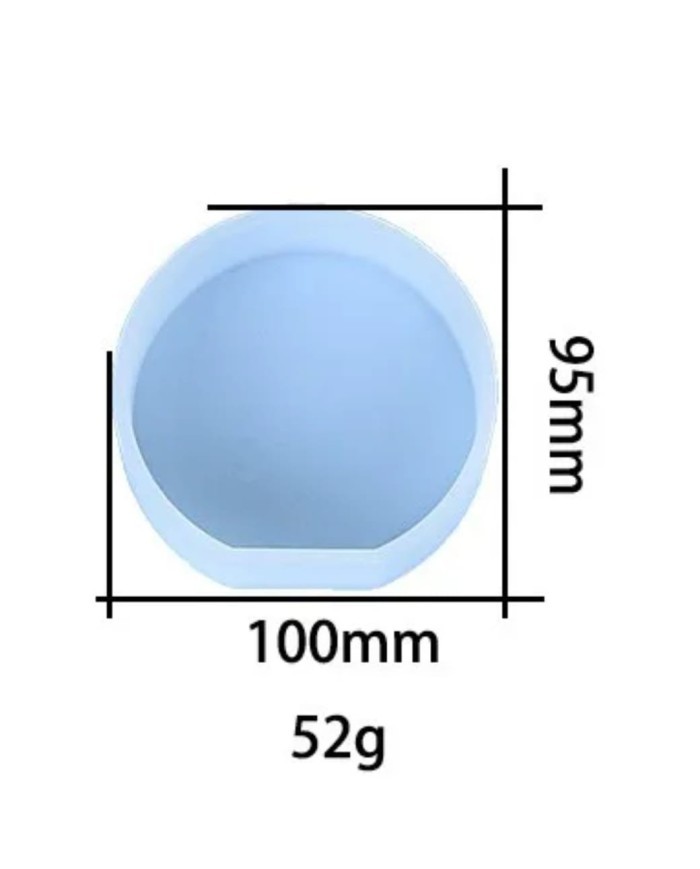 Yuvarlak Mum Silikon Kalıp - Kod:307