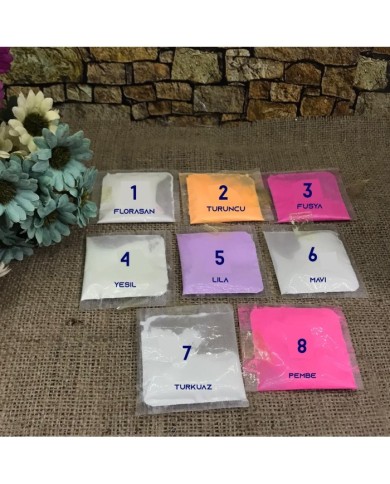 Fosfor Toz Boya - 5 No Lila - 5 Gr